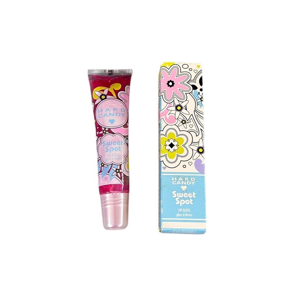 Vintage Y2K Hard Candy Sweet Spot Lip Gloss in Psychedelic Pink Discontinued NWT